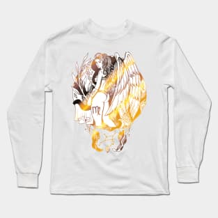 White Gold Virgo Beauty Long Sleeve T-Shirt